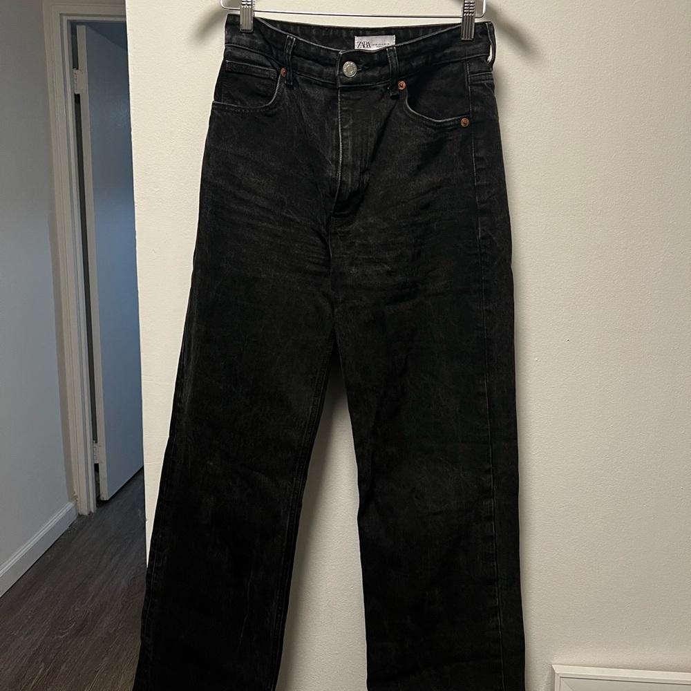 Zara Black Denim Jeans